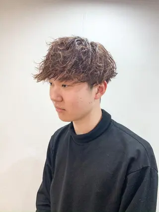 ショート パーマ ヘアアレンジ メンズ メンズスタイル ly本厚木のヘアスタイル