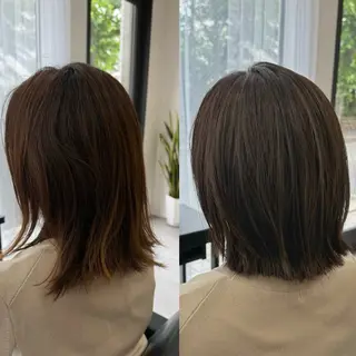 ショート カラー 【CLOVE】阿世賀 潤のヘアスタイル