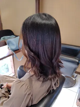セミロング 青山 早智子のヘアスタイル