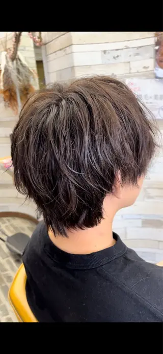 カラー パーマ メンズ 大坪 拓斗のヘアスタイル