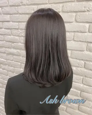 ミディアム カラー 透明感カラー🌿 グレージュ🐺陽介のヘアスタイル