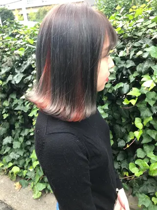 ミディアム カラー 🧡色落ちまで2度 楽しめる🧡ヨシキのヘアスタイル