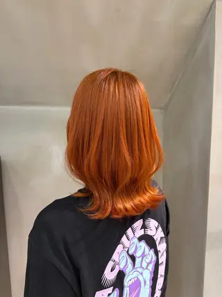 ミディアム mei🪽 カラー/パーマモデルのヘアスタイル