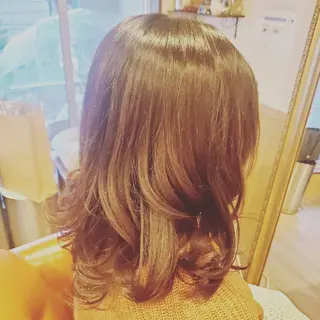 ミディアム カラー spa hair ark 富井直美のヘアスタイル