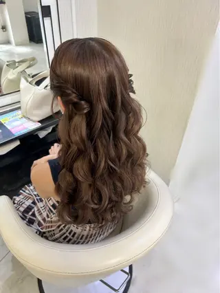 ロング ベルグローヘアセット 🤍まりこのヘアスタイル