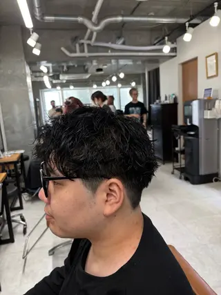 パーマ メンズ 下北沢メンズパーマ 特化園田　楓莉のヘアスタイル