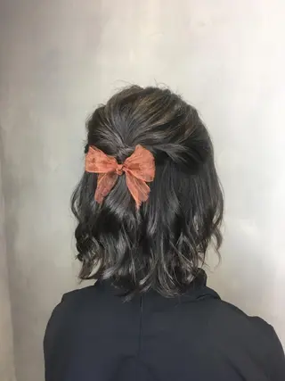 ミディアム ヘアアレンジ 伊藤 いほみのマツエク・マツパデザイン