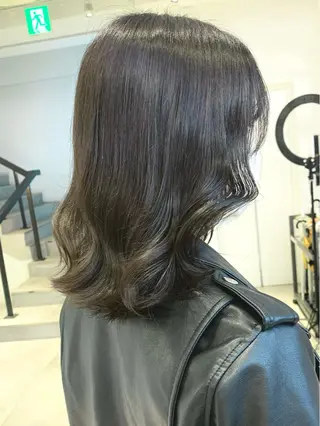 ミディアム カラー Kureha/ネイル トレンドヘアのマツエク・マツパデザイン