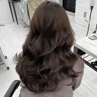 セミロング カラー パーマ ヘアアレンジ 韓国ヘア×2way 🇰🇷和知拓郎のヘアスタイル
