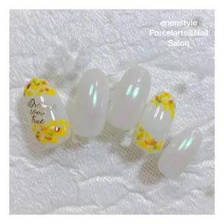 ミディアム ネイル 🐾enen style 🐾のネイルデザイン