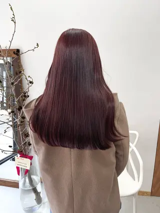 ロング カラー ヘアアレンジ ena/ブリーチなし 透明感・レイヤー🎀のヘアスタイル