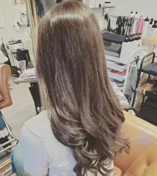ロング カラー spa hair ark 富井直美のヘアスタイル