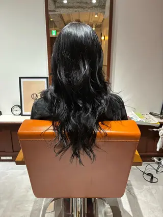 セミロング カラー パーマ ヘアアレンジ 💟Opus // Mizuki🐕のヘアスタイル