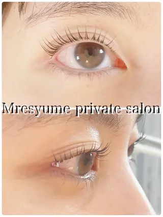 マツエク・マツパ Mresyume MAYUのマツエク・マツパデザイン