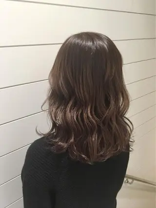 セミロング カラー 🍊新宿南口🍊 ERINAのヘアスタイル