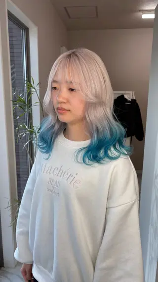 セミロング 🔥金山 諒平🔥のヘアスタイル