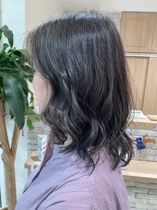 ミディアム レイヤー×ハイライト 🌷RINA🌷のヘアスタイル