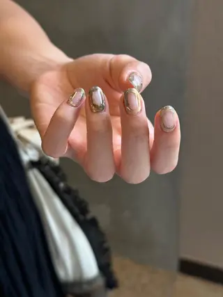 ショート カラー パーマ ヘアアレンジ メンズ キッズ ネイル マツエク・マツパ アイブロウ ar. harajukuのネイルデザイン