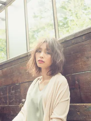 ミディアム DAISUKE のヘアスタイル
