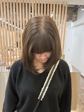 ミディアム カラー 🐕‍🦺似合わせ 🐕‍🦺akariのヘアスタイル