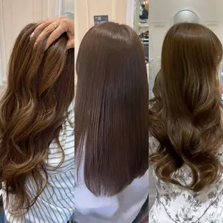 ロング カラー 浅見 友梨香のヘアスタイル