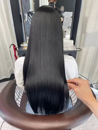ロング タカダ ケンタのヘアスタイル