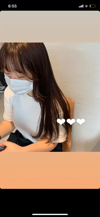 ロング カラー RISAKO レイヤーカット🎀のヘアスタイル
