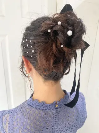 ヘアアレンジ uros.中目黒 moekaのヘアスタイル