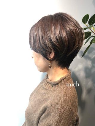 ショート 岸川 恭子のヘアスタイル