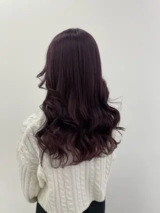 セミロング カラー 💖似合わせカラー ブリーチ💖レイヤーのヘアスタイル