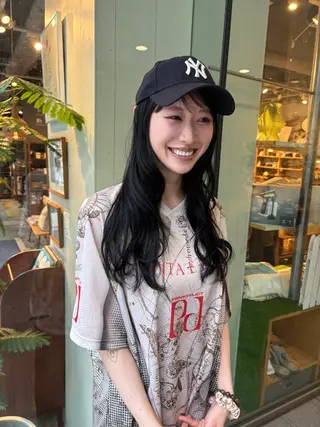 ロング カラー レイヤーカット 🪩yurikaのヘアスタイル