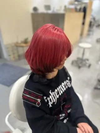 ミディアム カラー SAKAMOTO YUMEのヘアスタイル