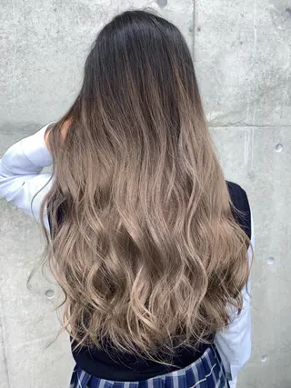 ロング 山田 絵里菜のヘアスタイル