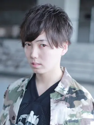 ショート メンズ メンズヘア特化 崎田 成人のヘアスタイル