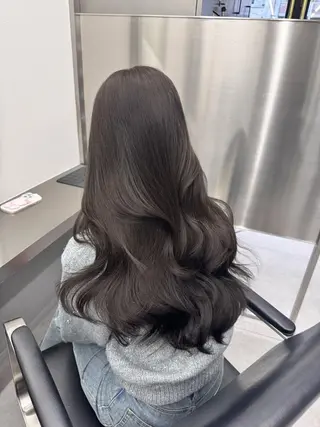 セミロング レイヤー/艶カラー FOCUSJAPANのヘアスタイル