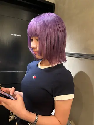 ミディアム カラー デザイン/アレンジ ❤︎イシイレイのヘアスタイル