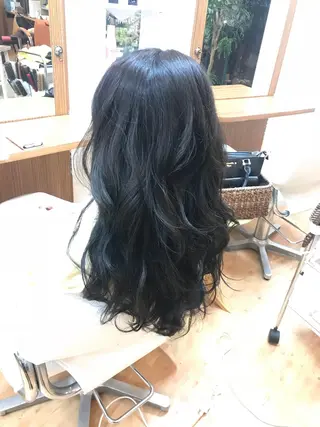 カラー 高畑×縮毛矯正 松下直揮のヘアスタイル