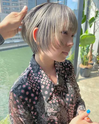 ショート 艶髪/透明感カラー tawadaのヘアスタイル