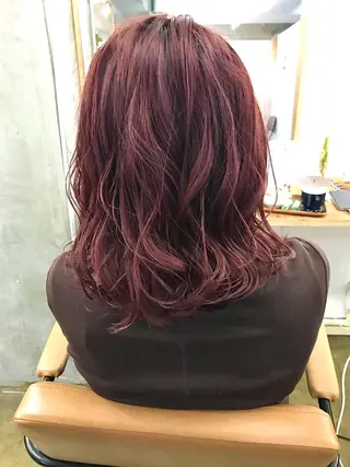 ミディアム カラー 💎髪質改善💎 デザイナーshinのヘアスタイル