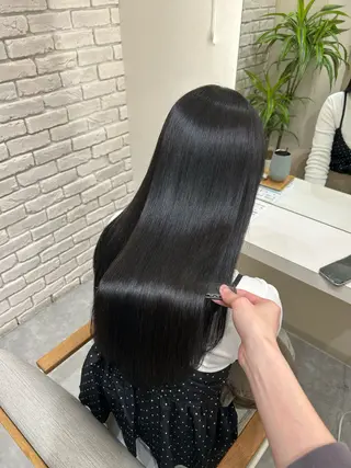 ロング 髪質改善&ヘアケア /菊池琉那のヘアスタイル