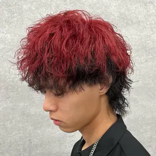 カラー パーマ メンズ パーマ指名率No.1 /メンズ特化はるひのヘアスタイル