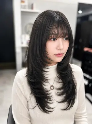 ロング 【公式】amble luxe池袋東口🩷のヘアスタイル