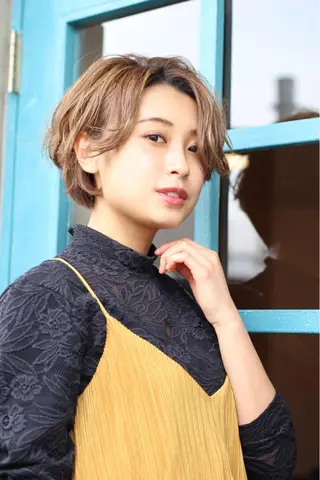 ショート カラー アメリラブヘアー 土屋 洋平のヘアスタイル