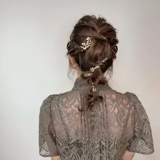 ヘアアレンジ 小島 勤夢のヘアスタイル