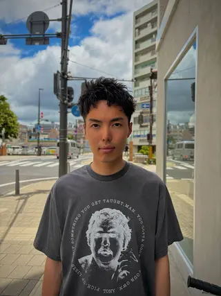 ショート メンズ UMM daichi メンズパーマのヘアスタイル