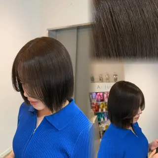 ショート カラー 韓国風/髪質改善 🦕AKARI🩵のヘアスタイル
