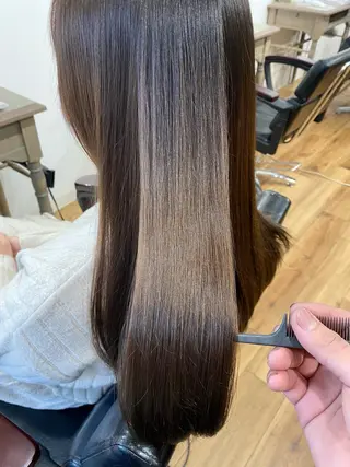 ロング カラー ヘアアレンジ ネイル 夜23時まで予約🉑 reverieあきらのヘアスタイル