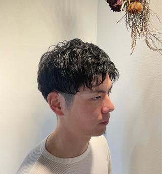 パーマ メンズ 荒牧 絵美のヘアスタイル