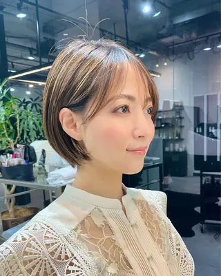 ショート 小田 桜のヘアスタイル