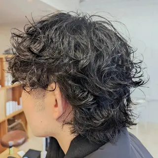 ショート パーマ メンズ 林 直紀のヘアスタイル